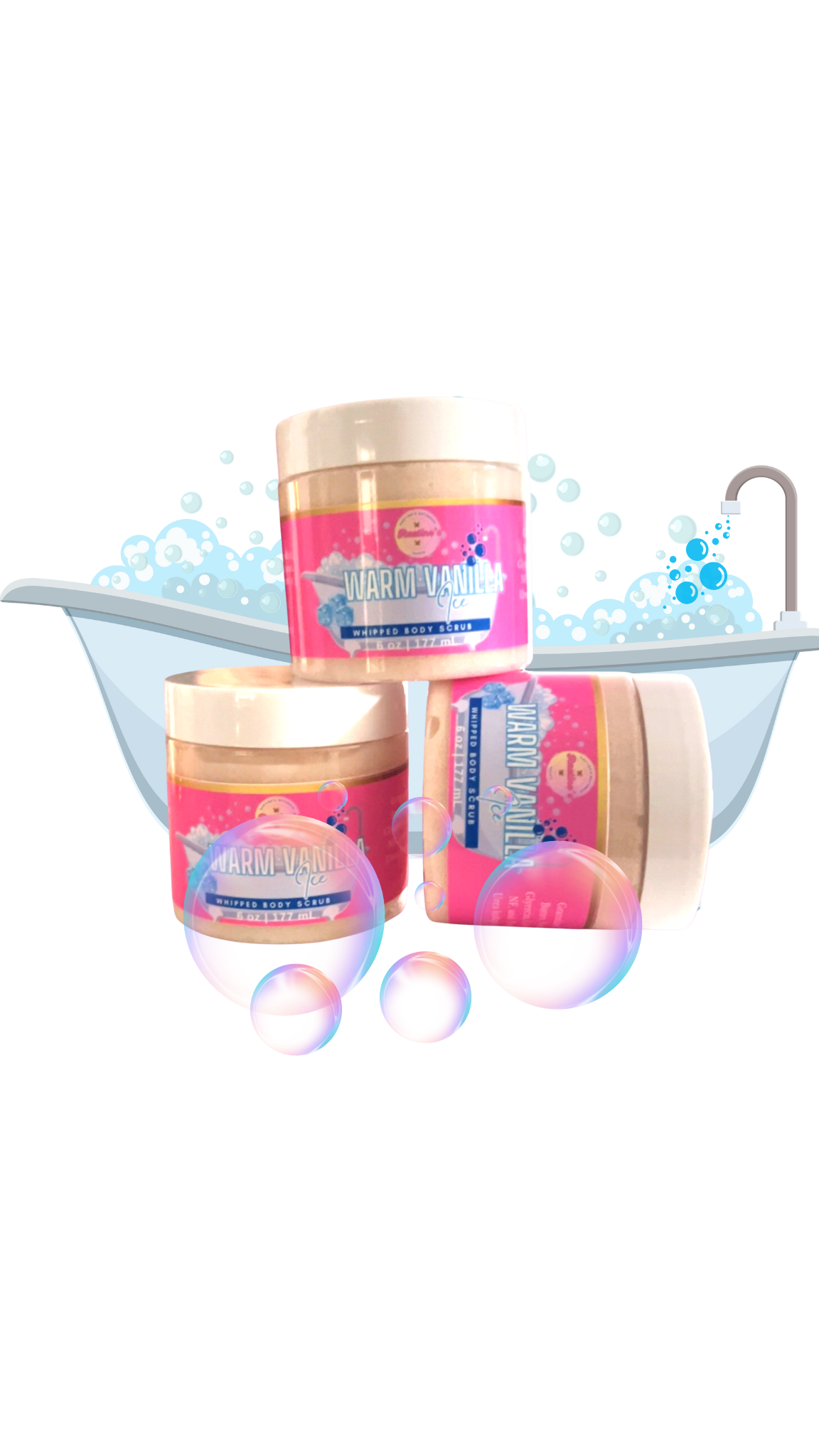 WARM VANILLA ICE WHIPPED BODY SCRUB