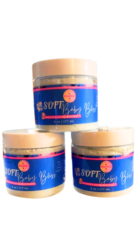 SOFT BABY BLISS WHIPPED BODY BUTTER (Baby Powder Scent)